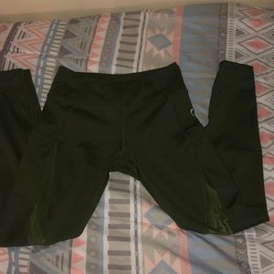 Army Green Curves N Combatboots Leggings